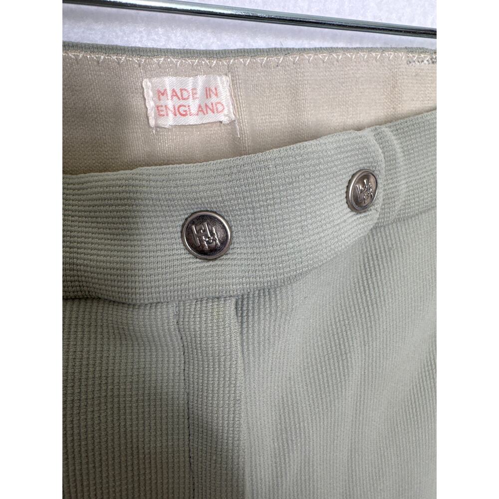Vintage 1980s Harry Hall London Riding Breeches 28L Leather Patch Set 28L - Picture 7 of 14